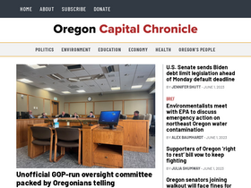 'oregoncapitalchronicle.com' screenshot
