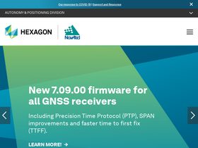 'novatel.com' screenshot