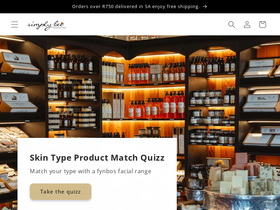 simplybee.co.za homepage screenshot