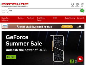 'proshop.fi' screenshot