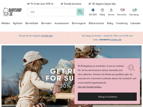 'babyshop.se' screenshot