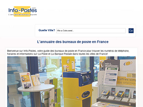 'info-postes.com' screenshot