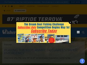 'thefisherman.com' screenshot