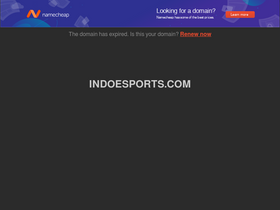 'indoesports.com' screenshot