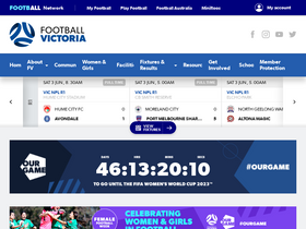 'footballvictoria.com.au' screenshot