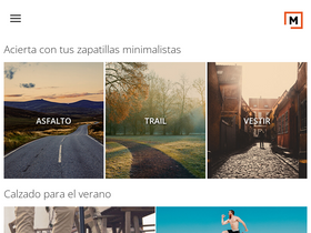 'zapatillasminimalistas.net' screenshot