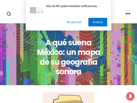 'masdemx.com' screenshot