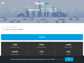 'renty.ae' screenshot