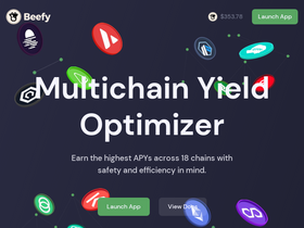 'beefy.finance' screenshot