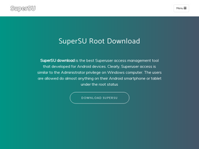 'supersuroot.org' screenshot