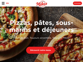 'toujoursmikes.ca' screenshot