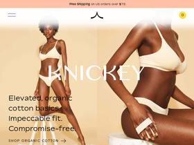 'knickey.com' screenshot