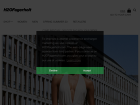 H2ofagerholt homepage screenshot