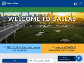'dallascityhall.com' screenshot
