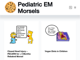 'pedemmorsels.com' screenshot