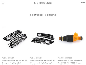 'motorgenic.com' screenshot