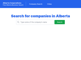 'albertacorporations.com' screenshot