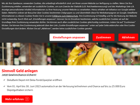 'ostsaechsische-sparkasse-dresden.de' screenshot