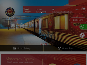 'the-maharajas.com' screenshot