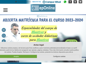 'eponline.es' screenshot