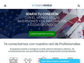'thinkinworld.com' screenshot