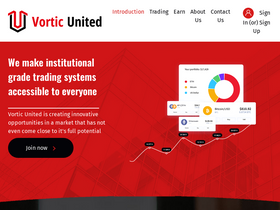 'vortic-united.com' screenshot