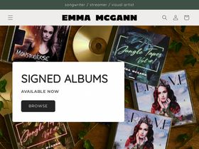 emmamcgann.shop homepage screenshot