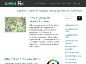 'szamitasok.hu' screenshot