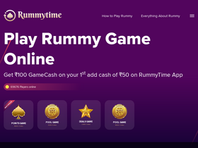 'rummytime.com' screenshot