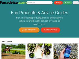 'funadvice.com' screenshot