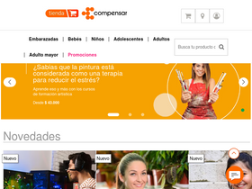 'tiendacompensar.com' screenshot
