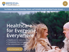 'medicaltourism.com' screenshot