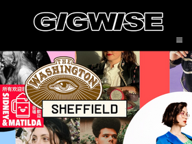 'gigwise.com' screenshot