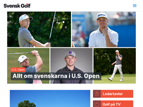 'svenskgolf.se' screenshot