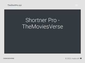 'urlshortpro.xyz' screenshot