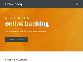 'onlinebooq.dk' screenshot