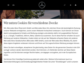 'mercedes-benz.at' screenshot