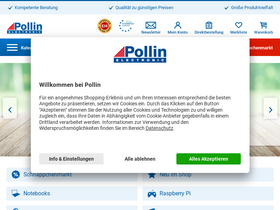 'pollin.de' screenshot