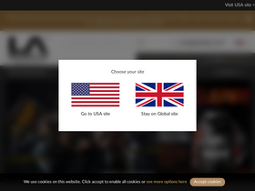 'lamuscle.com' screenshot