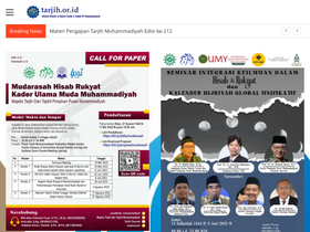 'tarjih.or.id' screenshot