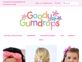 goodygumdrops.com.au homepage screenshot