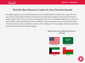 'couponplusdeal.com' screenshot
