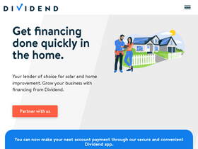 'dividendfinance.com' screenshot