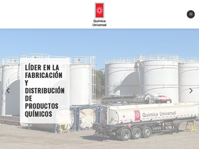 'quimicauniversal.cl' screenshot