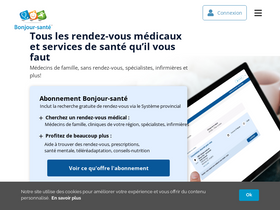 'bonjour-sante.ca' screenshot