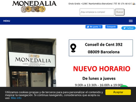 'monedalia.es' screenshot