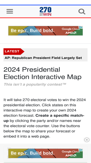 270 To Win 2024 270Towin.com Traffic Analytics & Market Share | Similarweb