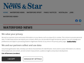 'waterford-news.ie' screenshot