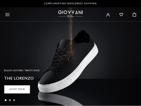 giovvani.com homepage screenshot