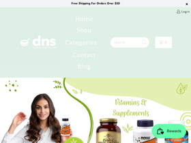 discountnutritionstore.com homepage screenshot